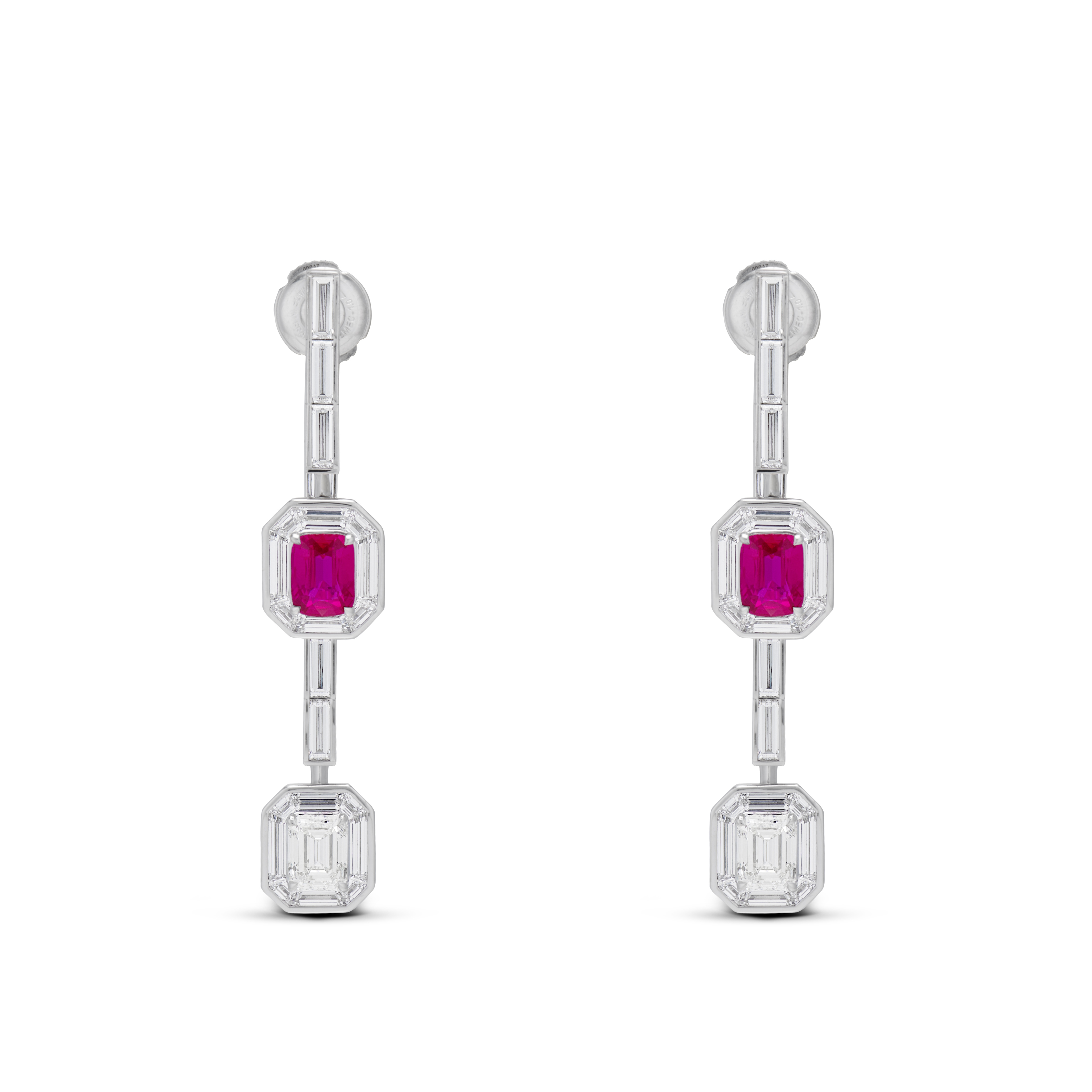 Ruby & Diamonds Earrings