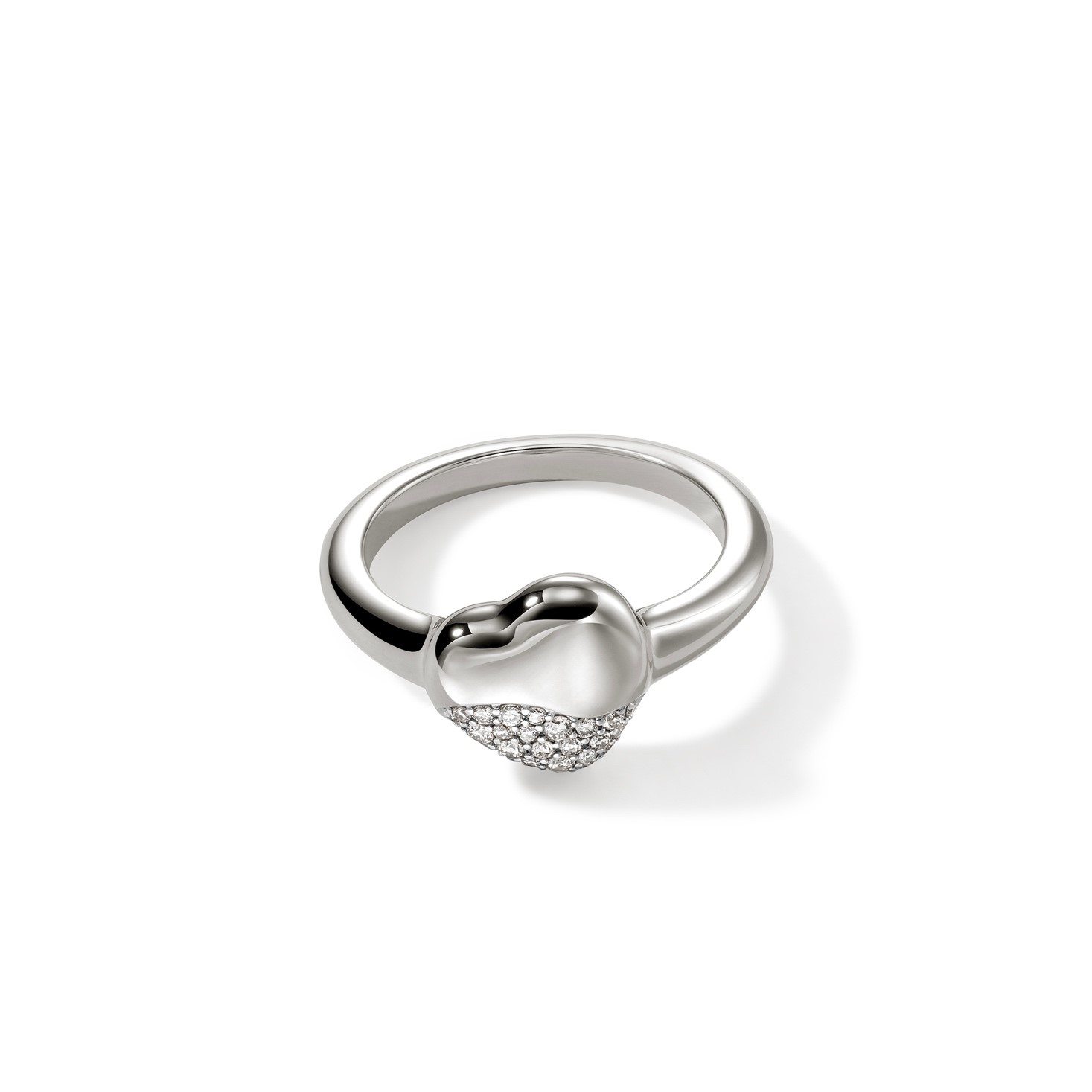 Heart Pebble Ring