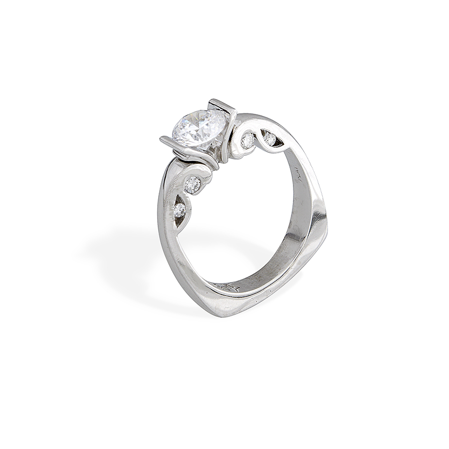 Entry Platinum Jewelry Jeweler: Don Fernandes Vail Creek Jewelry Designs Turlock, CA Honorable Mention: Craig Underwood & Tom Weishaar, Underwood's Fine Jewelers in Fayetteville, AR