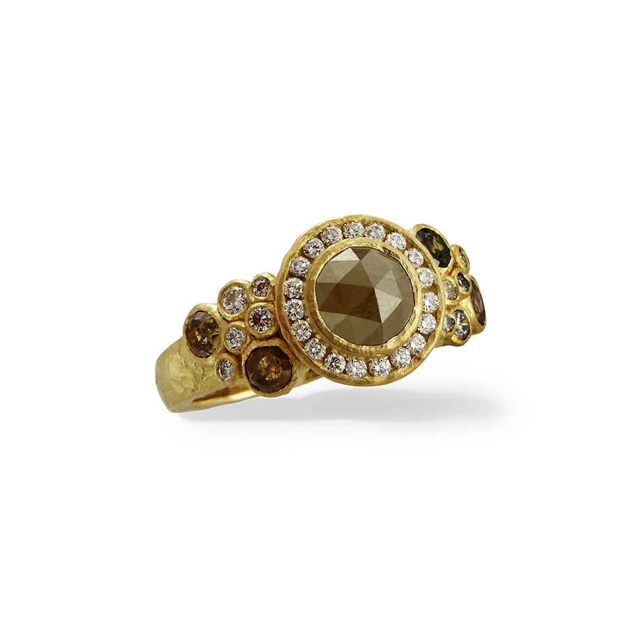 Jewelry $2,001 to $5,000 18K gold ring with 32 diamonds Jewelers: Craig Underwood, Becki Lamascus & Tom Weishaar Underwood’s Fine Jewelers Fayetteville, A