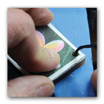 Transferring patterns to wax step 4