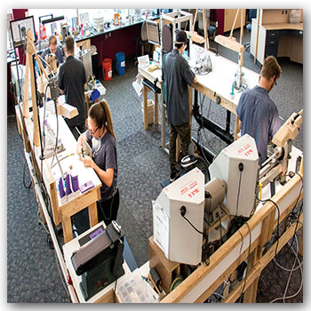 Work Cell at Lashbrook Designs