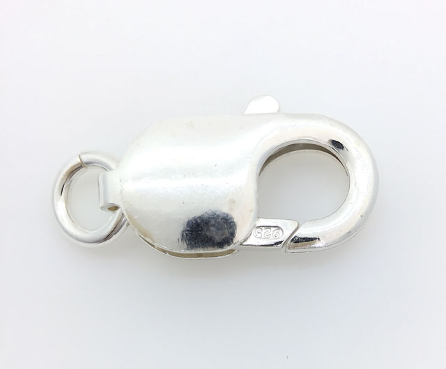 Reflection in a lobster claw clasp