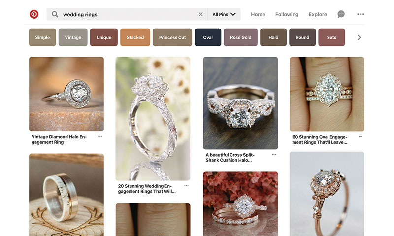 Pinterest Screenshot