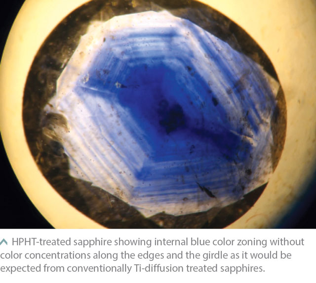 HPHT-treated sapphire image