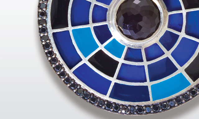 Epoxy example Christopher Duquet brooch