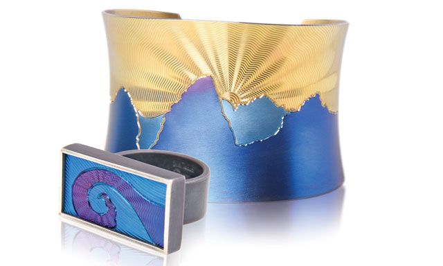 Peter Gilroy Sunset Bracelet and Ring