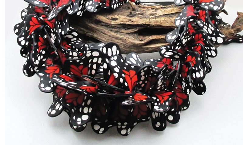 Scarlett Peacock Butterfly Necklace