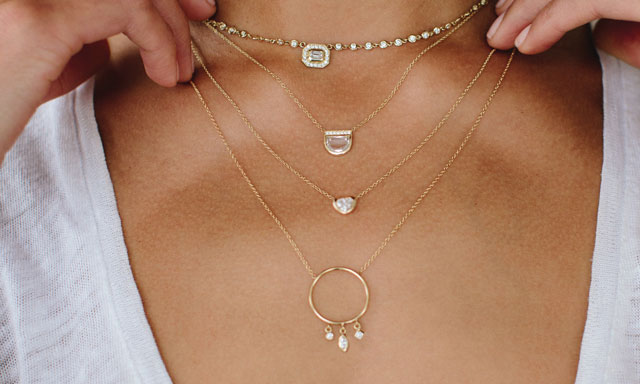 Zoe Chicco layered necklace group