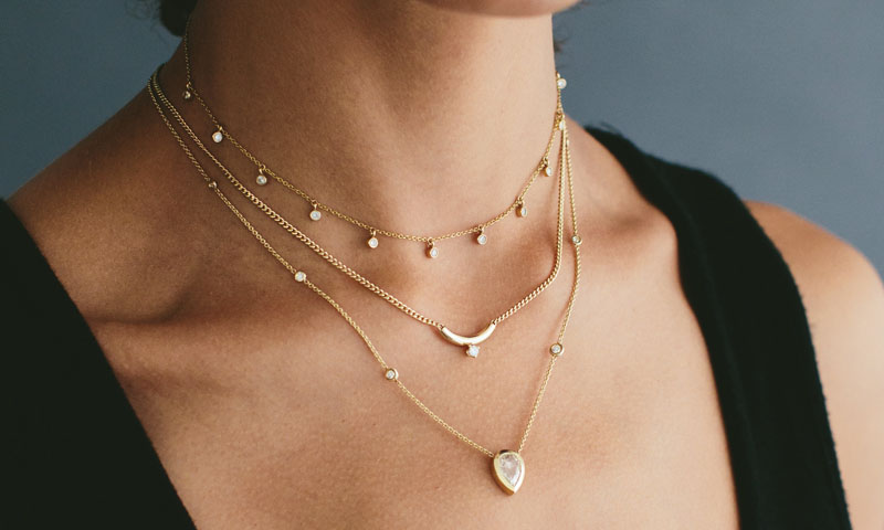 Zoe Chicco layered necklaces