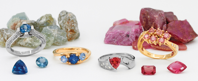 Columbia Gem House rings and gemstones