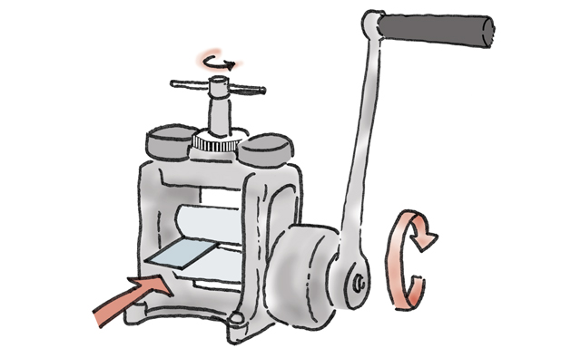 Rolling mill illustration