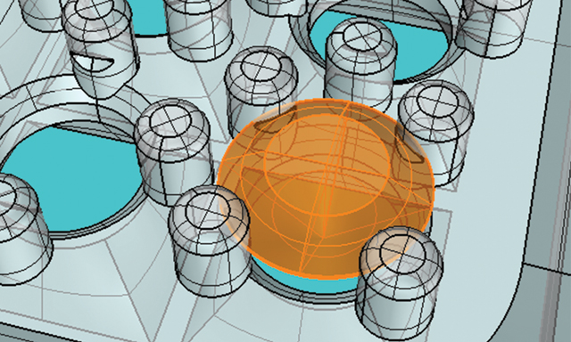 CAD image stone placement