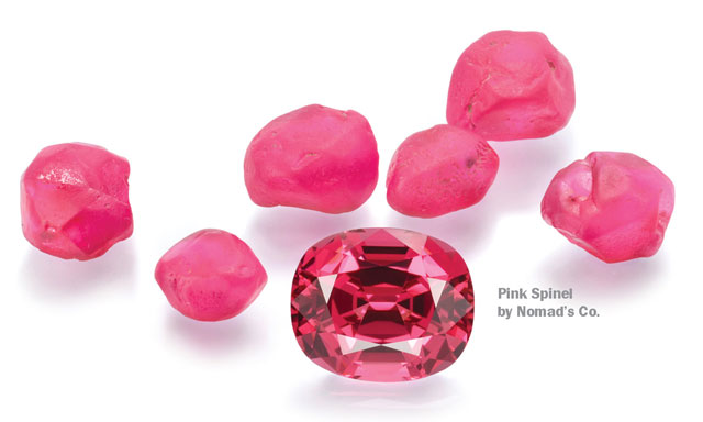 Nomad’s pink spinel gemstones