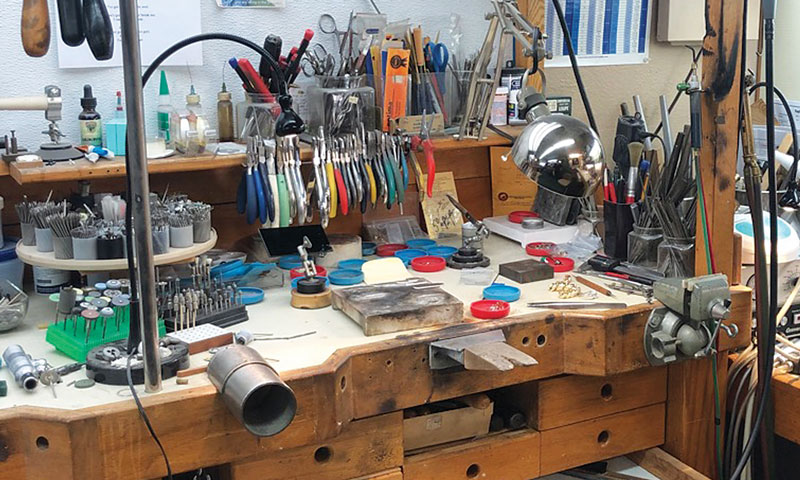Jim Grahl’s primary bench setup
