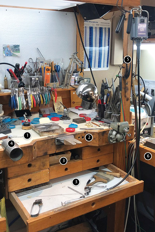 Jim Grahl’s primary bench setup