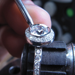 Retired Bur Put To Work As Pneumatic Hammer Point Or Chasing Tool