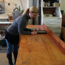 Work Tables at Sarah Graham