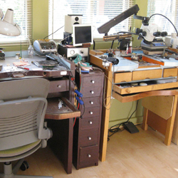 Bench Organziation at Gregoré Morin’s Shop