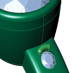 Close Up of Flush Setting
