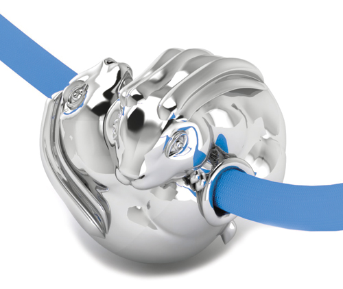 Silver Bunny Bead by Kitty Hundley, Sierra Design Studios
