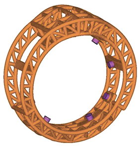 Suggested spruing method for platinum framework ring.