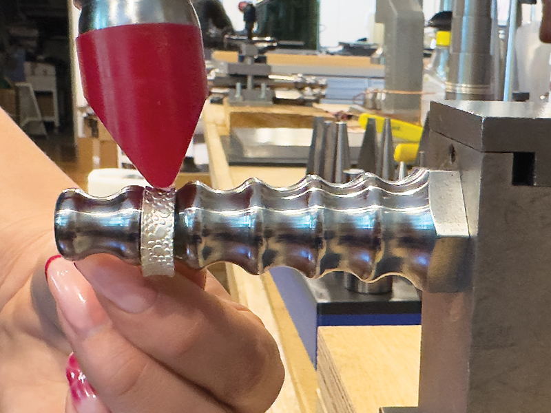Shaped mandrel